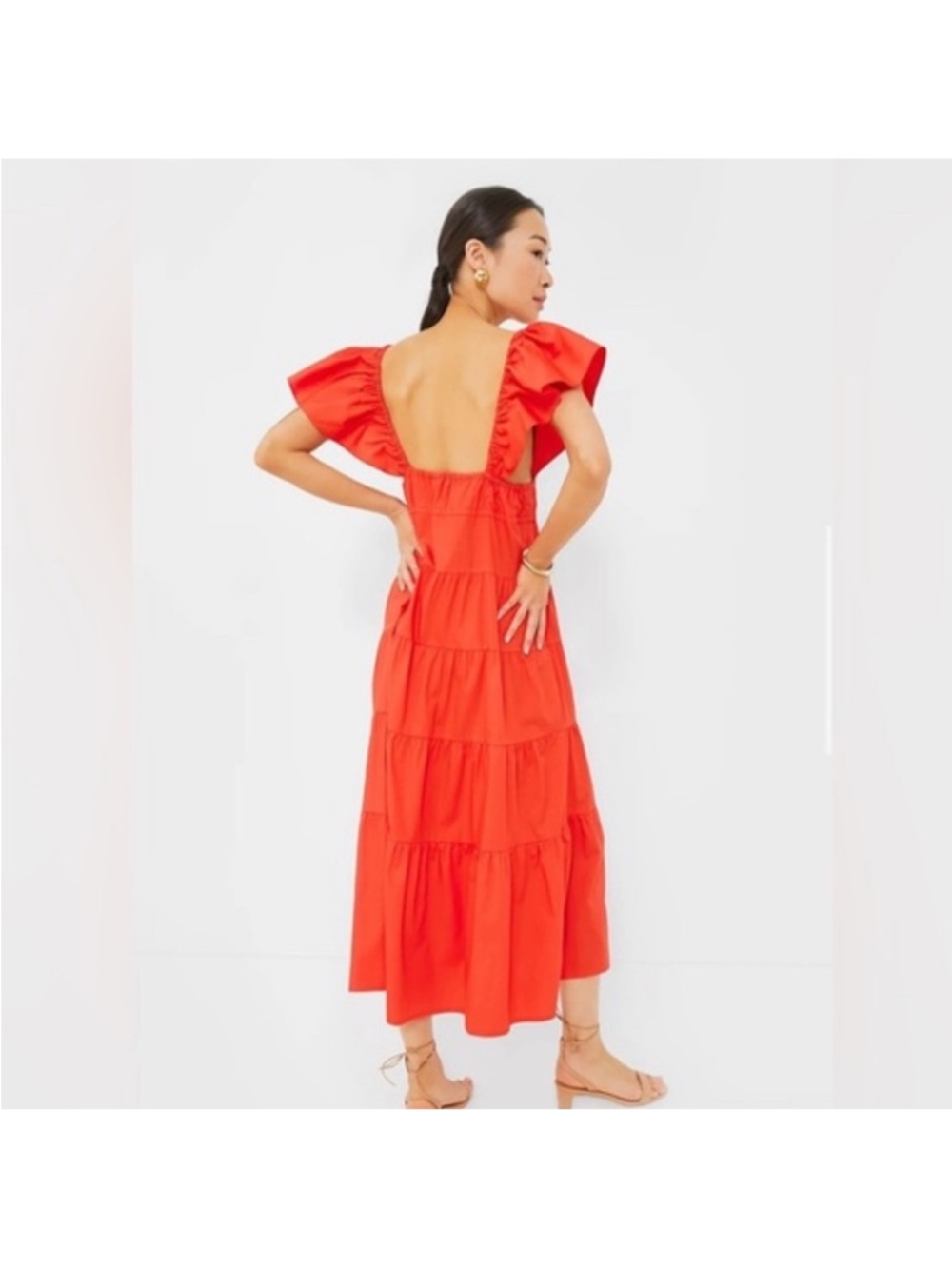 O.P.T Raspberry Fallen dress - Picture 2 of 3